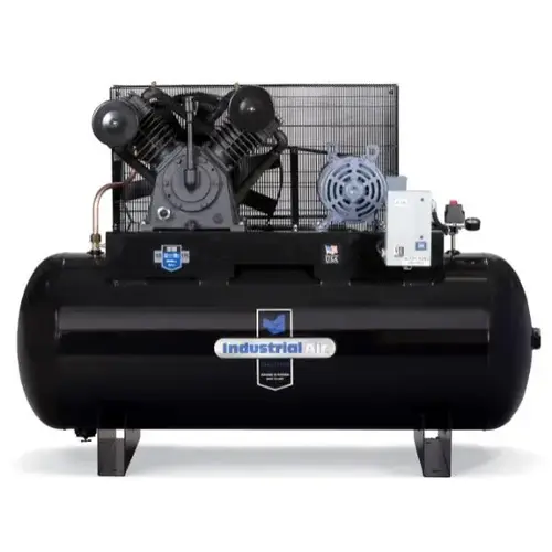 10 Hp 230v 120 Gallon Horizontal Two Stage With Century Motor