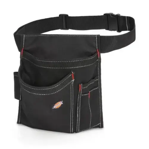 5 Pocket Single Side Tool Pouch/Work Apron, Black