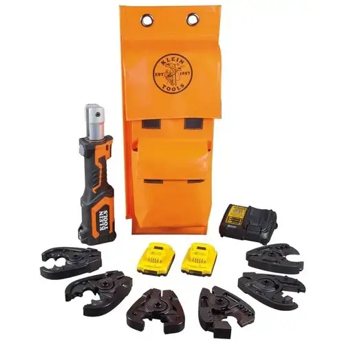 Battery-Operated 7-Ton Cable Cutter And Crimper Kit