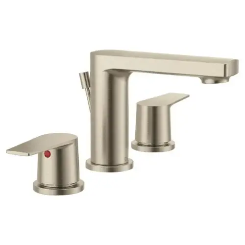 Slate 2-Handle Widespread Bathroom Faucet Nickel Slate 2-Handle Widespread Bathroom Faucet Nickel