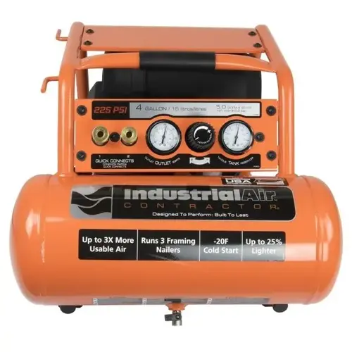Contractor 4 Gallon 225 Psi Pro Crew Air Compressor