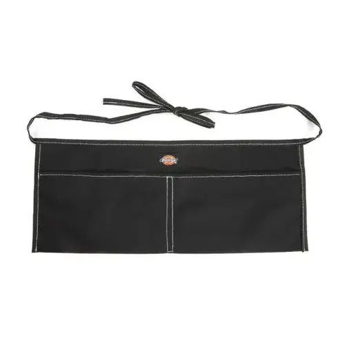 2 Pocket Canvas Apron, Black