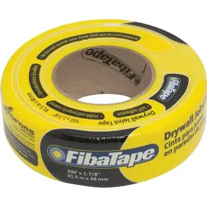 Fibatape FDW8663-U 1-7/8" X 300 ft Yellow Fiberglass Drywall Tape