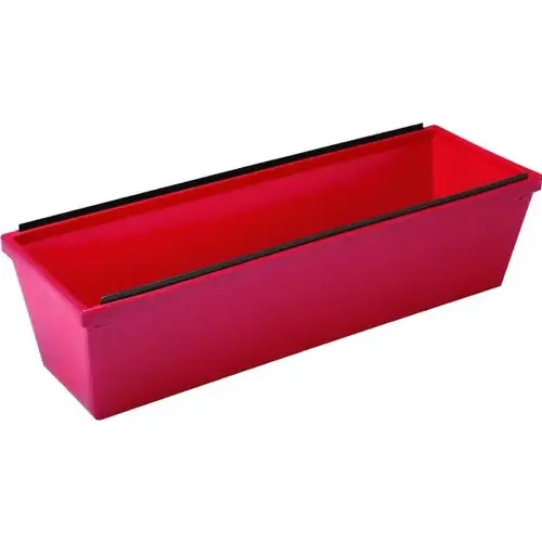 12" 2 Blade Red Plastic Mud Pan 12" 2 Blade Red Plastic Mud Pan