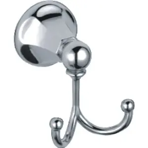Paradise Bathworks 61426 Heaven Chrome Double Robe Hook