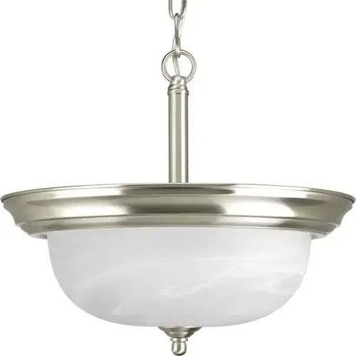 Melon 13.25 In. 2-Light Led Flush Mount Light (Brushed Nickel)