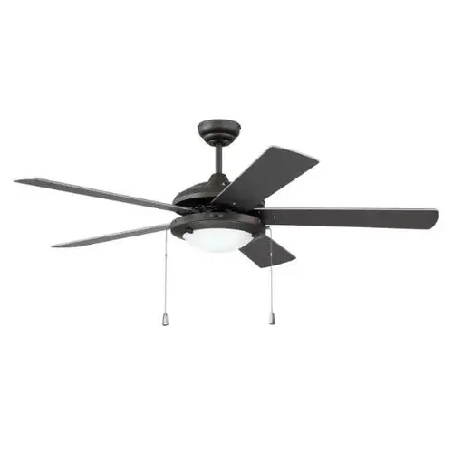 Nikia 52 In. 5-Blade Incandescent Ceiling Fan W/ Light (Brown) Nikia 52 In. 5-Blade Incandescent Ceiling Fan W/ Light (Brown)