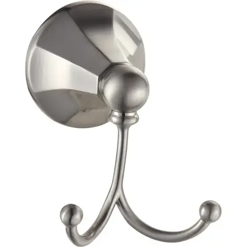 Heaven Satin Nickel Double Robe Hook
