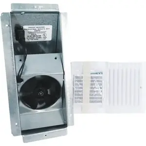 Tekquest 12221 Rush Hampton Ca 90 Ductless Fan, Complete Kit, White