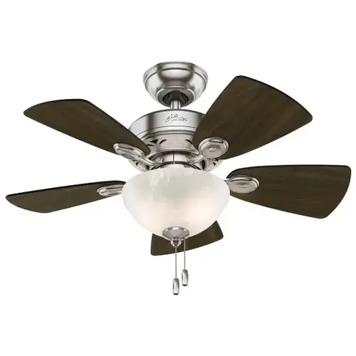 Watson 34 In. Ceiling Fan W/ Light (Brushed Nickel) Watson 34 In. Ceiling Fan W/ Light (Brushed Nickel)