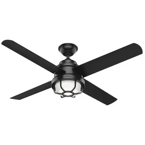 Searow 54 In. Ceiling Fan W/ Light (Black) Searow 54 In. Ceiling Fan W/ Light (Black)