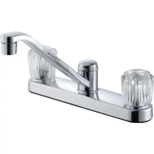 Double-Handle Kitchen Faucet In Chrome Double-Handle Kitchen Faucet In Chrome