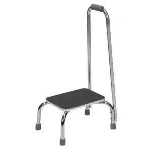 DMI 539-1902-0099 Safety Step Stool With Handle, Silver And Black