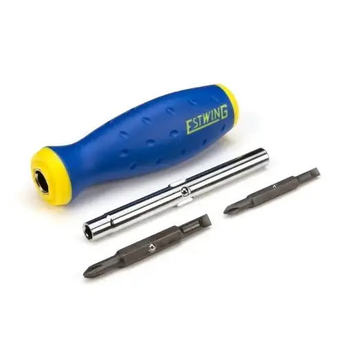 6 In 1 Multipurpose Phillips Slotted And Hex Screwdriver Blue Yellow 6 In 1 Multipurpose Phillips Slotted And Hex Screwdriver Blue Yellow