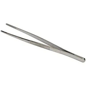 Mabis Healthcare 25-736-000 5 In. Surgical Tweezers/Dressing Forceps, Serrated, Stainless