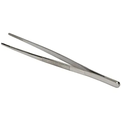 5 In. Surgical Tweezers/Dressing Forceps, Serrated, Stainless