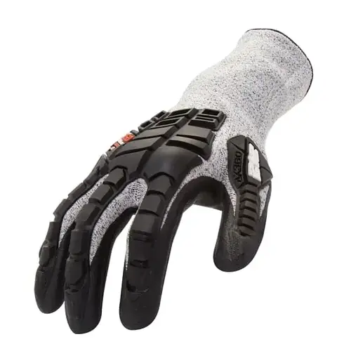 Impact Cut Resistant 3 Gloves, 2x-Large, Black/white