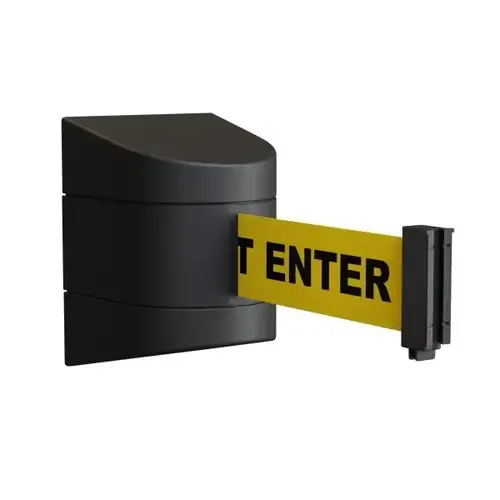 15 ft Fixed Wall Mount Yellow -Caution - Do Not Enter Belt 15 ft Fixed Wall Mount Yellow -Caution - Do Not Enter Belt
