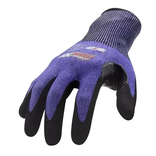 Seamless Knit Cut 3 Lite Gloves, Large, Blue