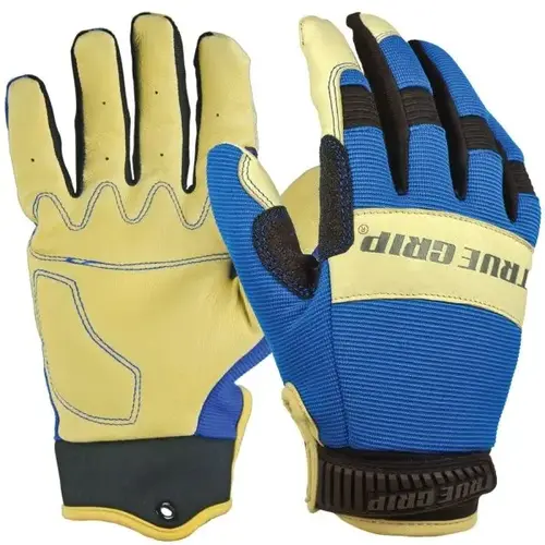Pigskin Hybrid General Purpose Gloves - Large, 1 Pair