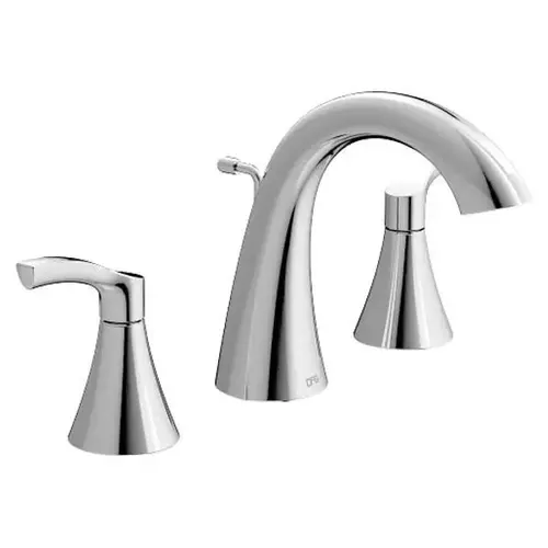 Ash Chrome Two-Handle High Arc Bathroom Faucet Ash Chrome Two-Handle High Arc Bathroom Faucet
