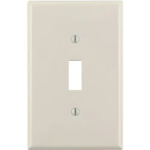 1-Gang Midway Toggle Nylon Wall Plate Light (Almond)