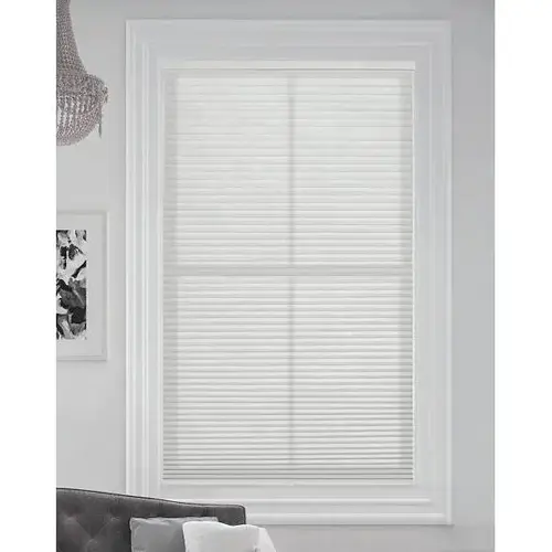72 In. W X 72 In. L Cordless Light Filtering Cellular Shade (White Dove)