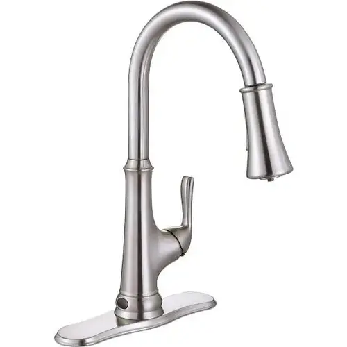 Creswell LED Touchless Faucet With Pull-Down Sprayer (Brushed Nickel) Creswell LED Touchless Faucet With Pull-Down Sprayer (Brushed Nickel)