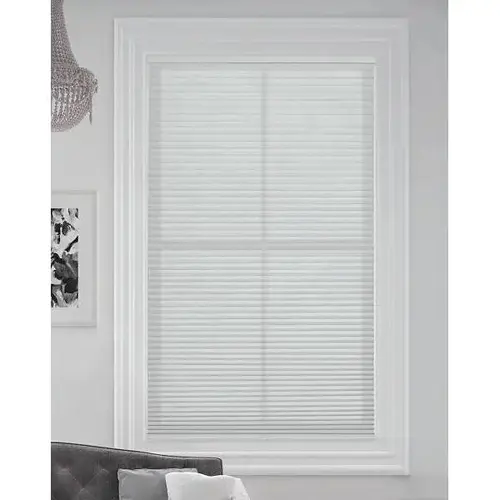 30 In. X 48 In. Cordless Light Filtering Cellular Shade (White)