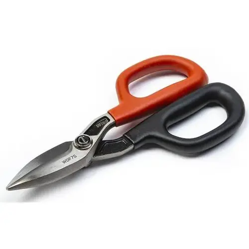 7 In. Straight-Cut Drop Forged Tinner Snips