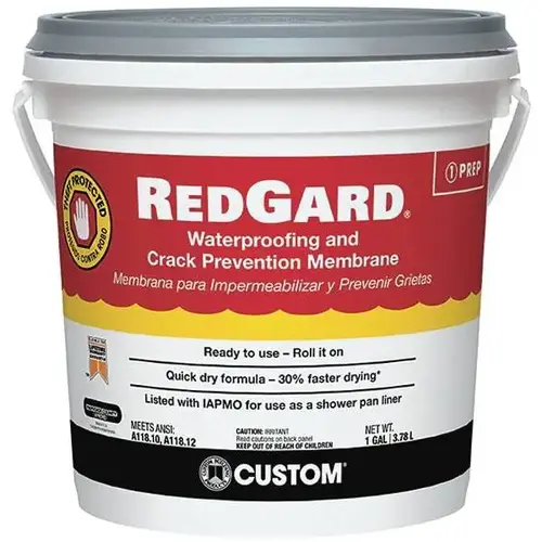 1 Gal. Redgard Waterproofing And Crack Prevention Membrane