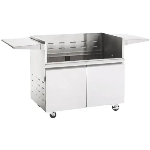 36 In. Newport Cart W/ Wheels And Side Shelves 36 In. Newport Cart W/ Wheels And Side Shelves