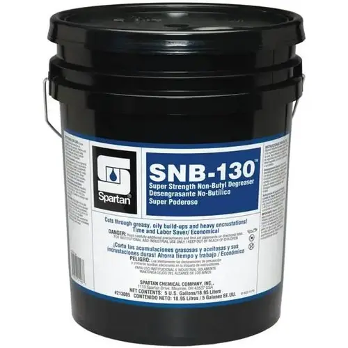 SNB-130 Unscented Degreaser 5 GAL Multi Surface Heavy Duty Alkaline Concentrate Non-Butyl Heavy Duty Purple SNB-130 Unscented Degreaser 5 GAL Multi Surface Heavy Duty Alkaline Concentrate Non-Butyl Heavy Duty Purple