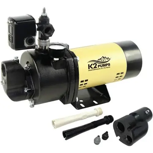3/4 HP 20 GPM Convertible Jet Pump