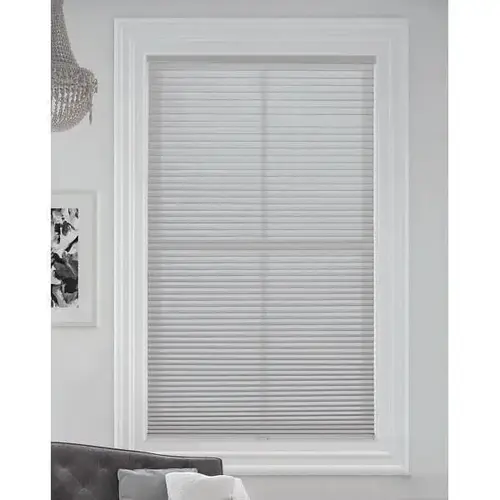 72 In. X 72 In. Top-Down/Bottom-Up Filtering Single Cellular Shade (Gray Sheen)