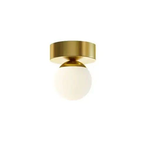 Pearl 5" LED Flush Mount, 3000k, Satin Brass