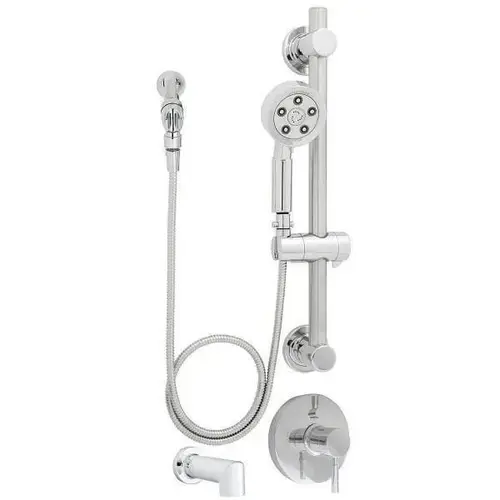 Slv-1490-Ada Neo Diverter Trim Handicap Shower And Tub System Chrome Slv-1490-Ada Neo Diverter Trim Handicap Shower And Tub System Chrome