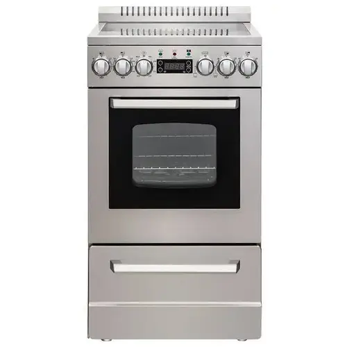 Elite Series 20 In. 2.0 Cu. Ft. Smooth Electric Freestanding Range, Manual Clean, Stainless Steel, ADA
