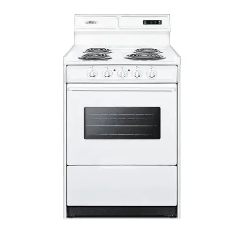 24 Inch Wide 220v Electric Range In White Wem630kw