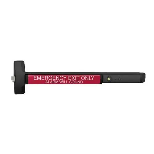 Alarmed Rim Exit Device Yale 086373 Alarmed Rim Exit Device Black Buy Now