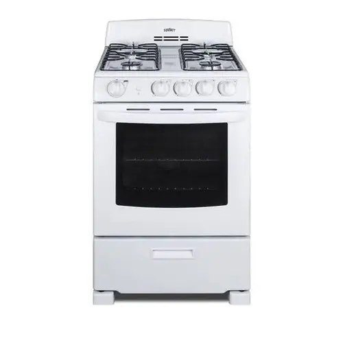 24 Inch Wide Gas Range With Sealed Burner Rg244ws