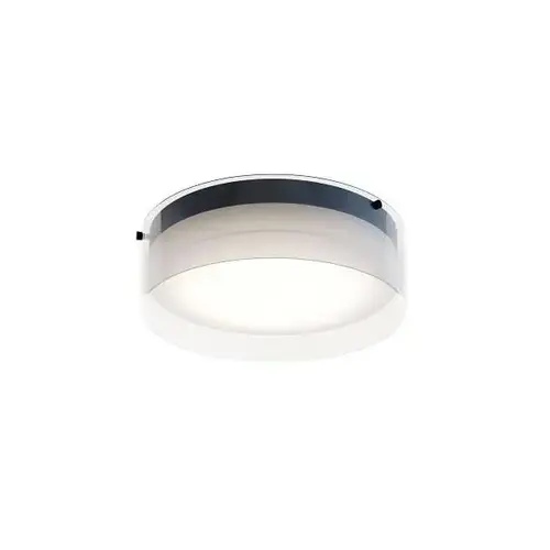 Studio 12" LED Flush Mount, Adjustable Cct, Black