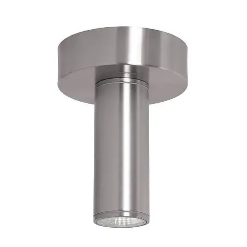 Beverly 6" LED Outdoor Flush Mount, Adjustable Cct, Satin Nickel