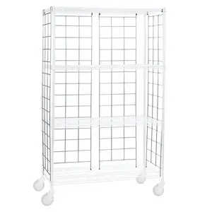 R&B Wire Products LC1848-KIT Chrome Plated Side And Back Enclosure Panels For 18x48 Units