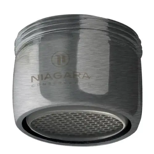 1.0 GPM Dual-Thread Bubble-Spray Faucet Aerator In Brushed Nickel 60-Pk - pack of 60 1.0 GPM Dual-Thread Bubble-Spray Faucet Aerator In Brushed Nickel 60-Pk - pack of 60