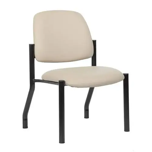 Heavy Duty And Comfortable Mid Back Guest Chair Bge/Blk Heavy Duty And Comfortable Mid Back Guest Chair Bge/Blk