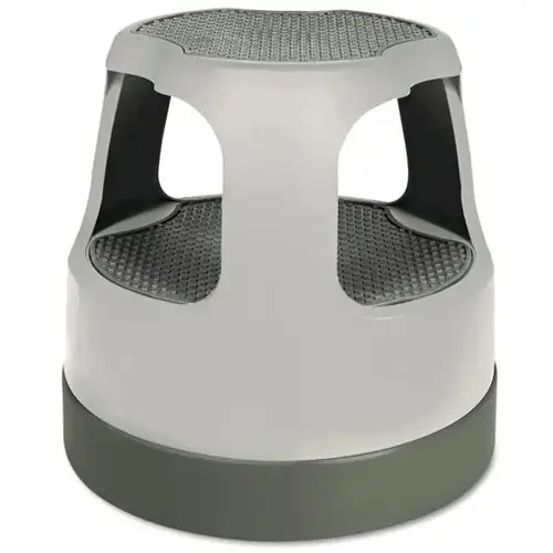 Scooter Stool, Round, 15", Step & Lock Wheels, To