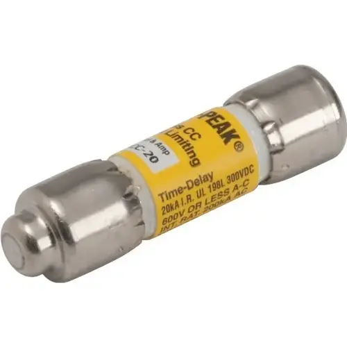 20 Amp 600 Volt Time-Delay Cartridge Fuse