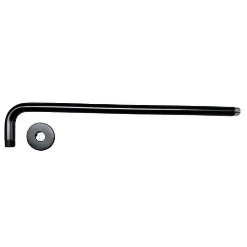 17" 90 Degree Shower Arm In Matte Black