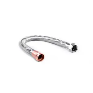 Falcon Stainless FSPP18 3/4" I.d. Ss Flex With 3/4" FIP X 7/8" Copper Press X 18"